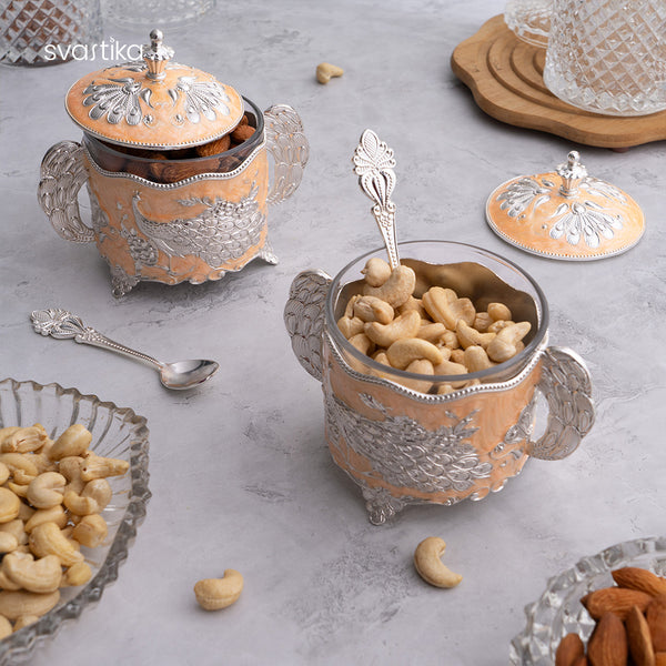 Mukhwas Box With Spoon 