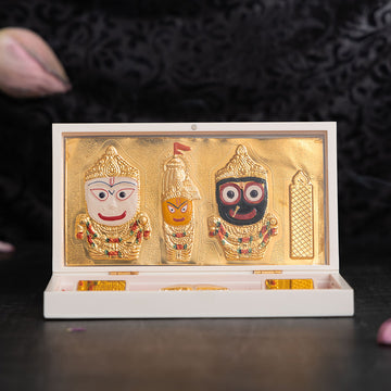 Puskara Jagannath Pocket Temple - Gold Coated