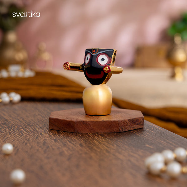 Lord Jagannath Murti Gold Plated 