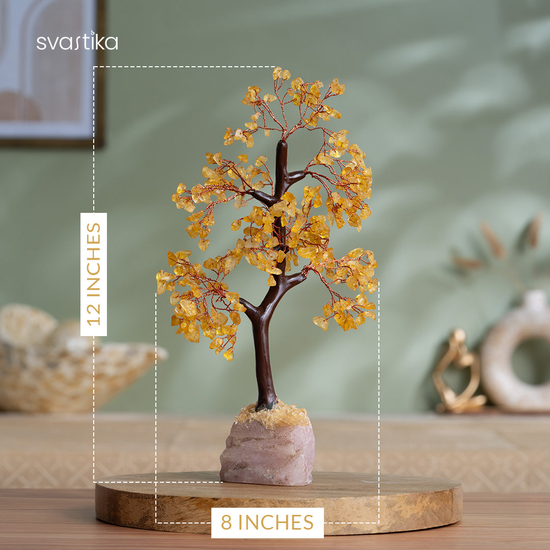 Natural Citrine Crystal Tree for home