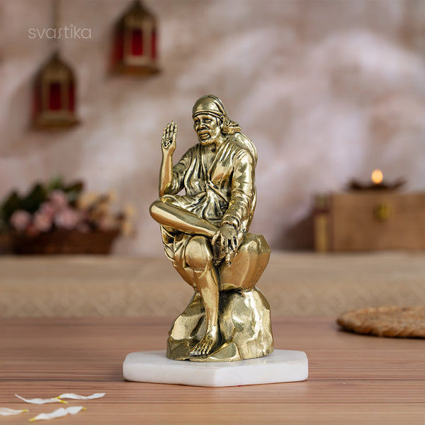 brass Shirdi Sai Baba Murti 