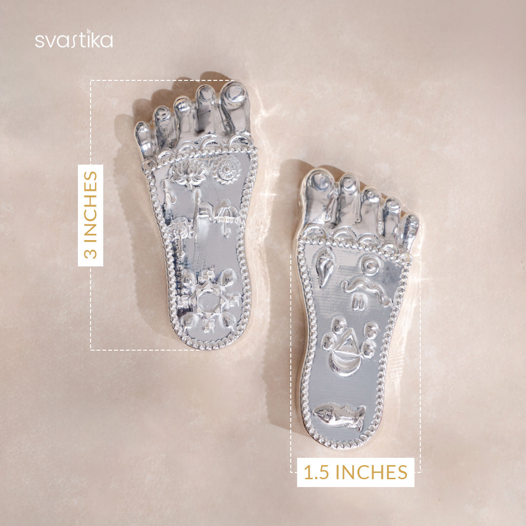 Shree Krishna's Charan Paduka (Lotus Feet) 