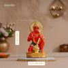 Sinduri Hanuman Murti - Gold Plated (6 Inch)