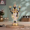 Tirupati Balaji (Venkateswara) Idol - Gold & Silver Plated 