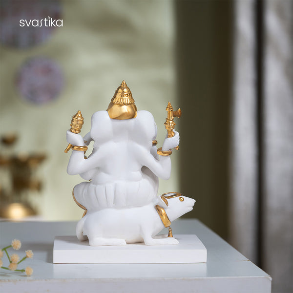 Lord Ganesha With Mushak murti