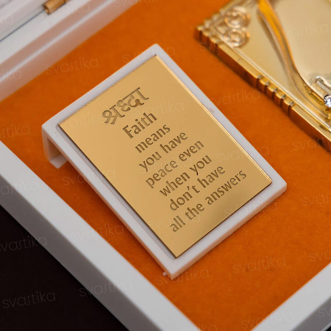 Puskara Sai Baba Pocket Temple -  Gold Plated