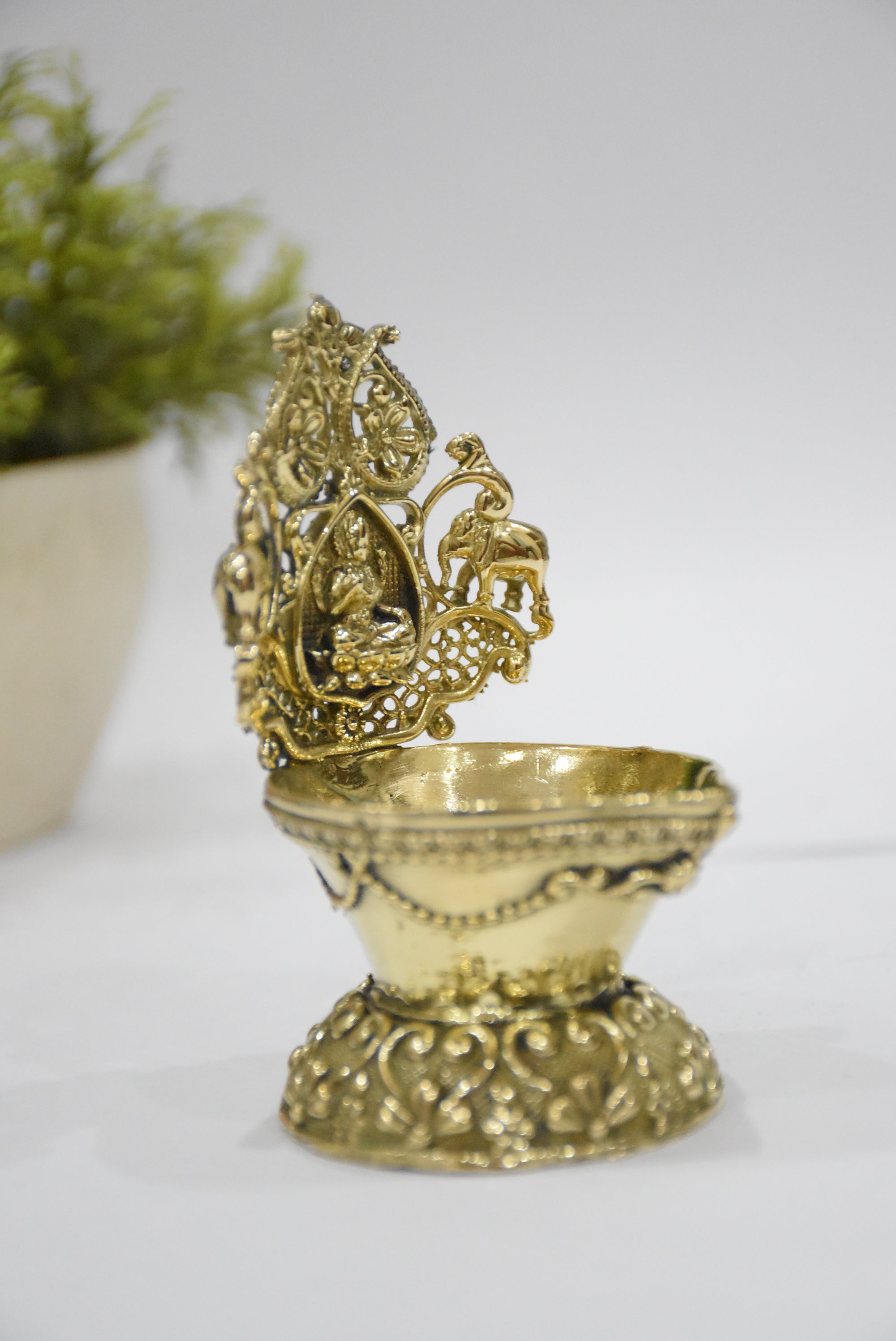 Brass Lakshmi Deepak