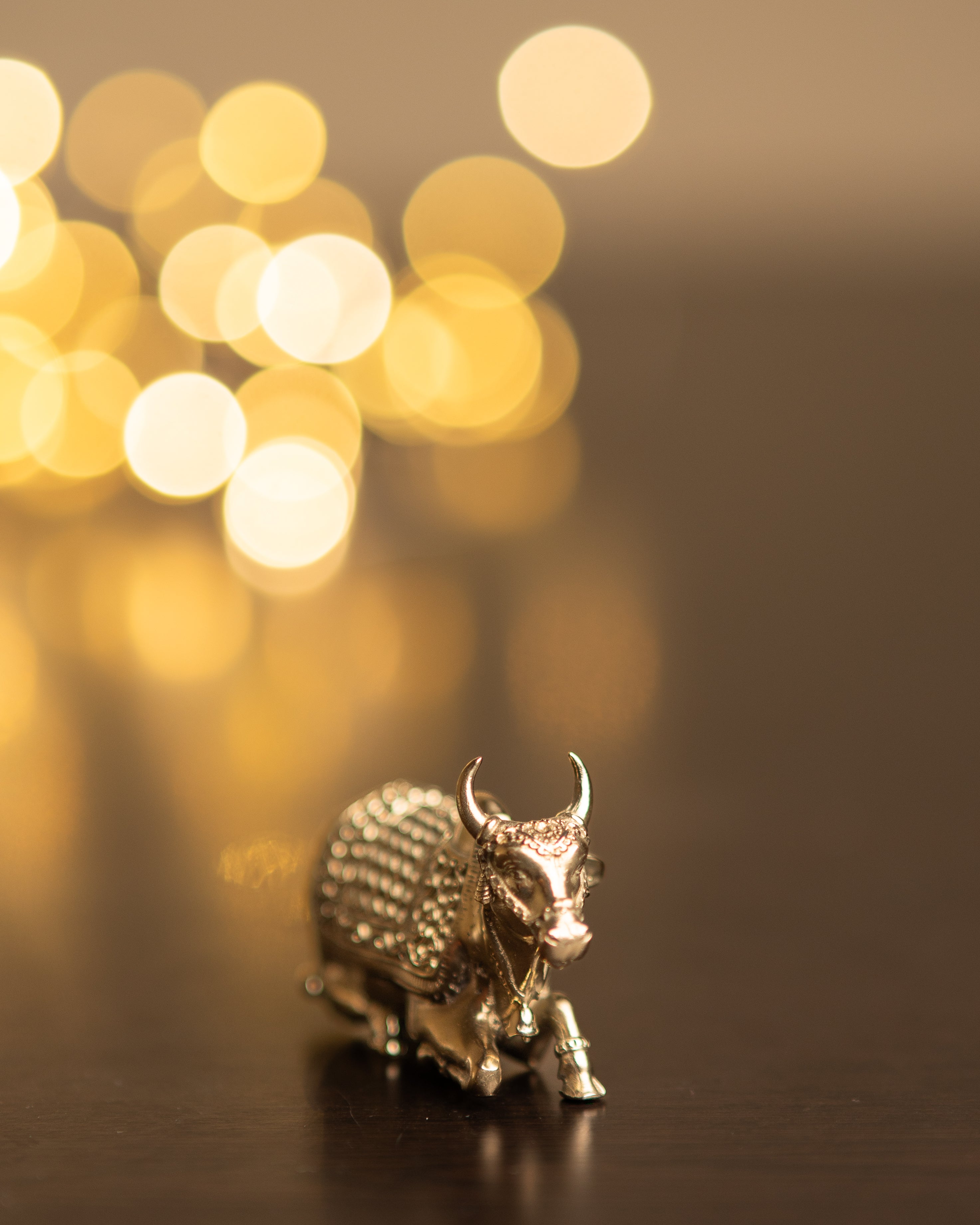 Brass Nandi Statue  | Sacred Bull of Shiva for Devotion & Strength