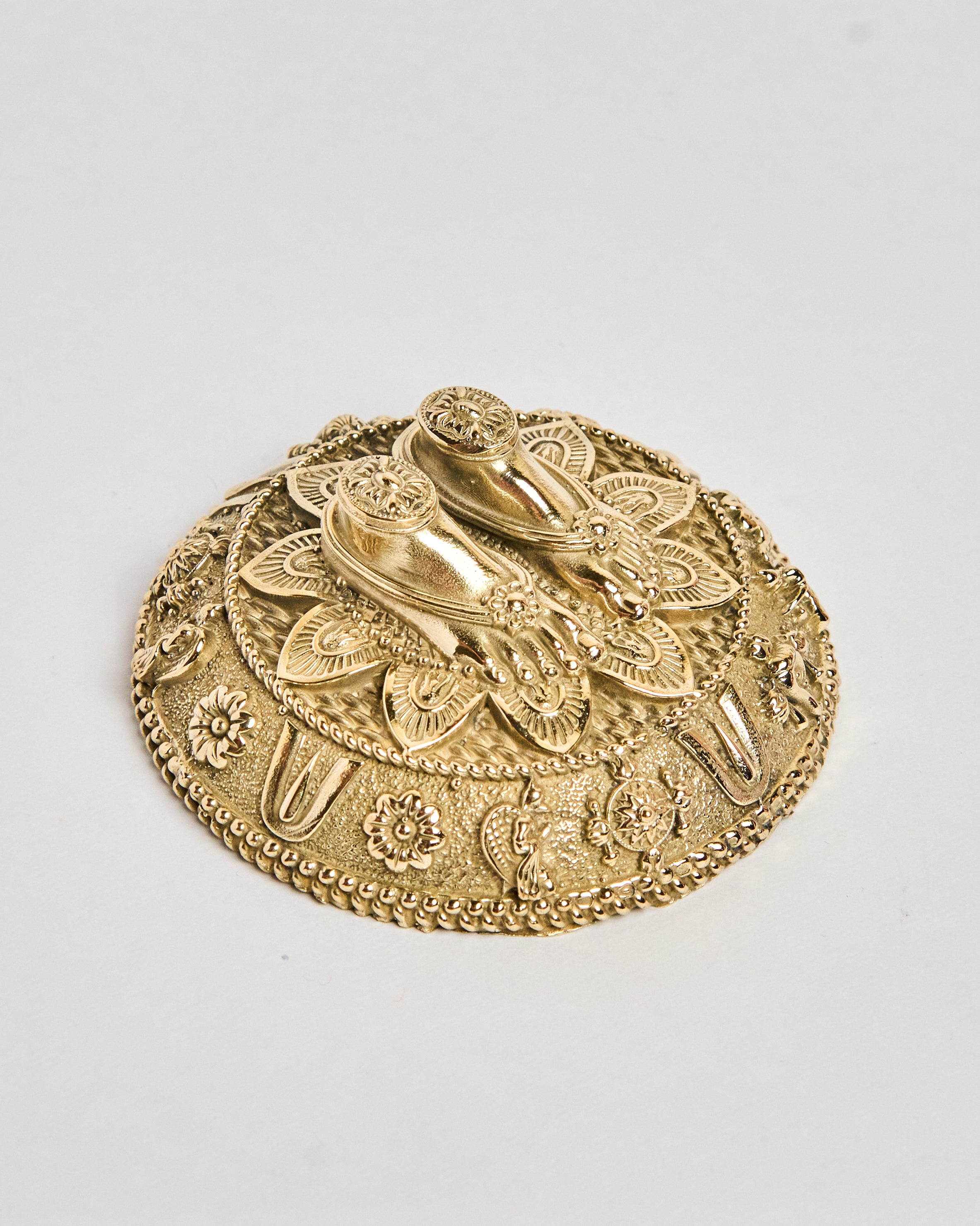 Brass Balaji Charan - Sacred Divine Footprints
