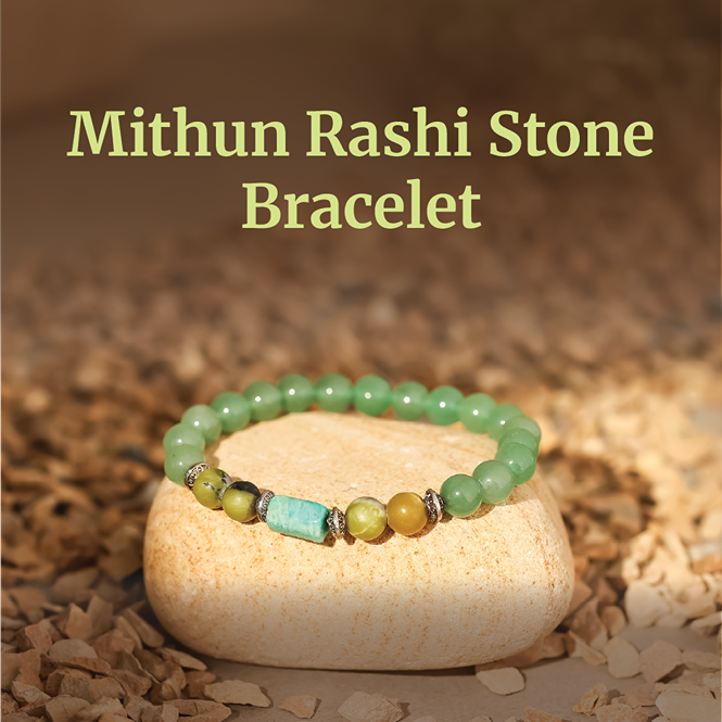 Green Aventurine Bracelet (Mithun Rashi) Gemini