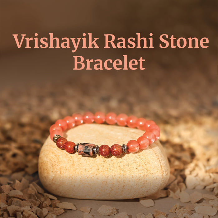 Rose Quartz Bracelet (Vrishayik Rashi) Scorpio