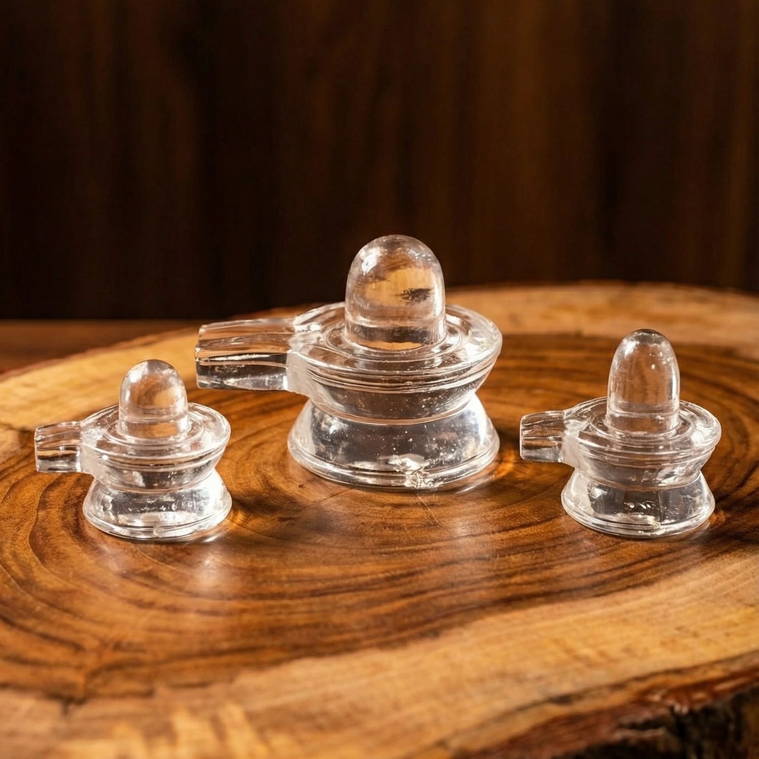 Clear Quartz Shivling