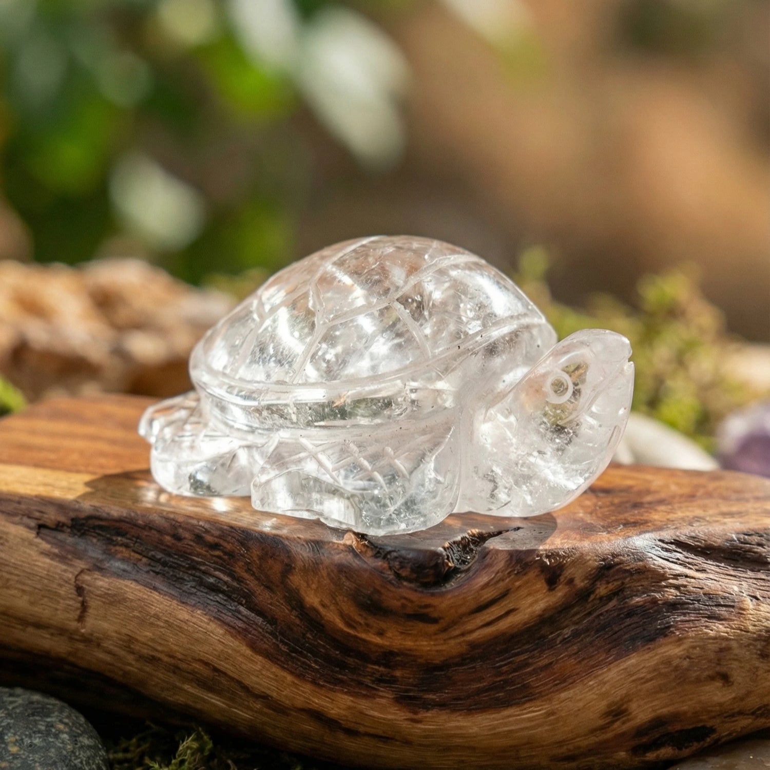 Clear Quartz Turtle