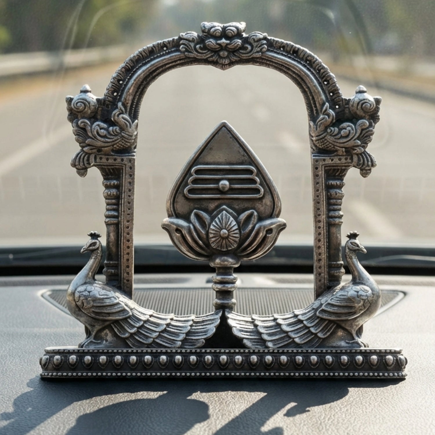 Vel Peacock Throne | Decor for Home Temple, Car & Office
