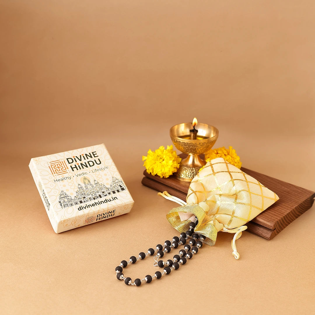 925 Pure Sterling Silver Karungali Malai