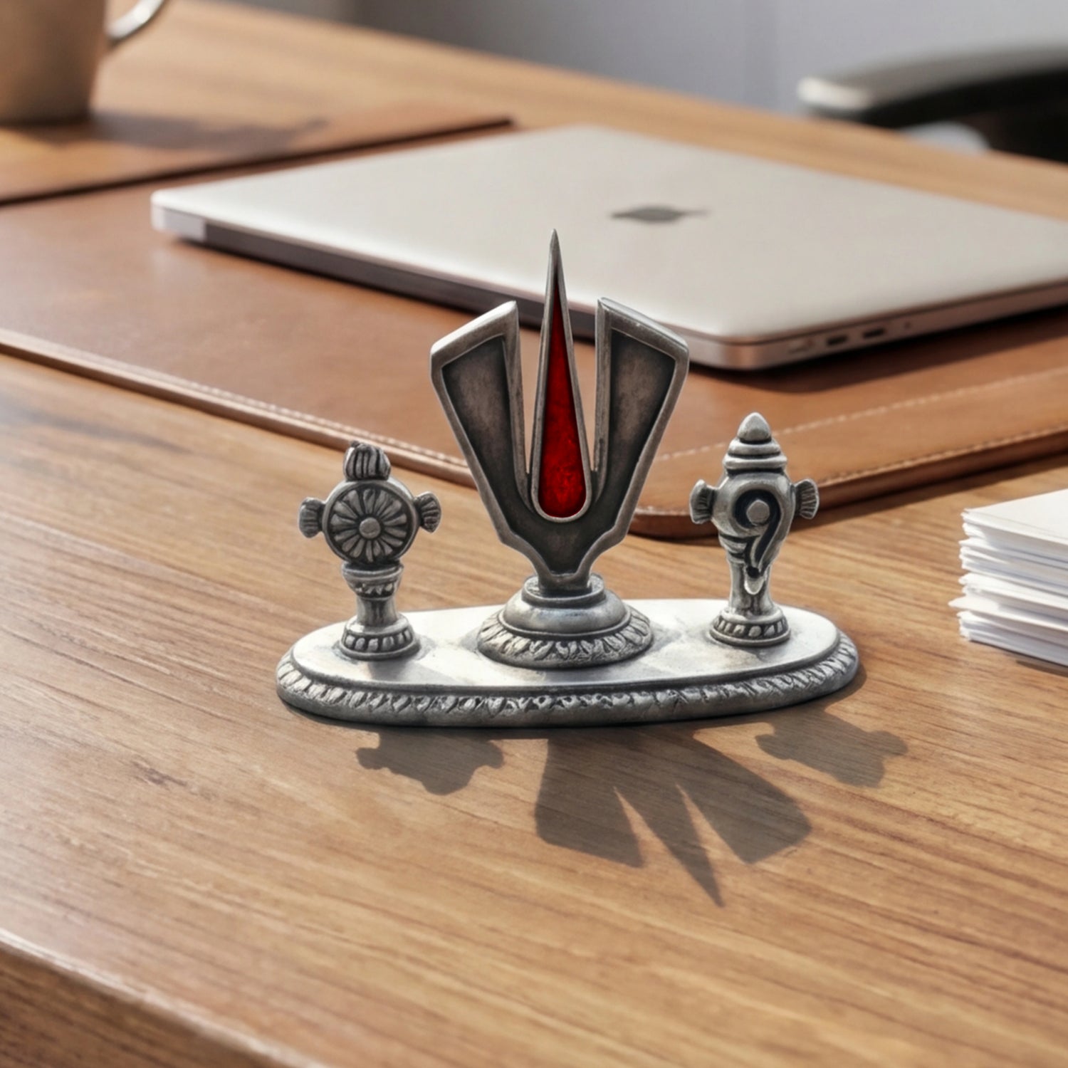 Shanku Chakra Namam | Decor for Home Temple, Car & Workspace