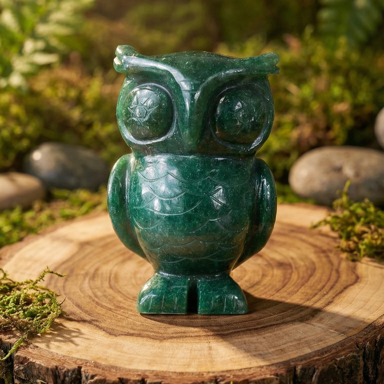 Green Jade Owl