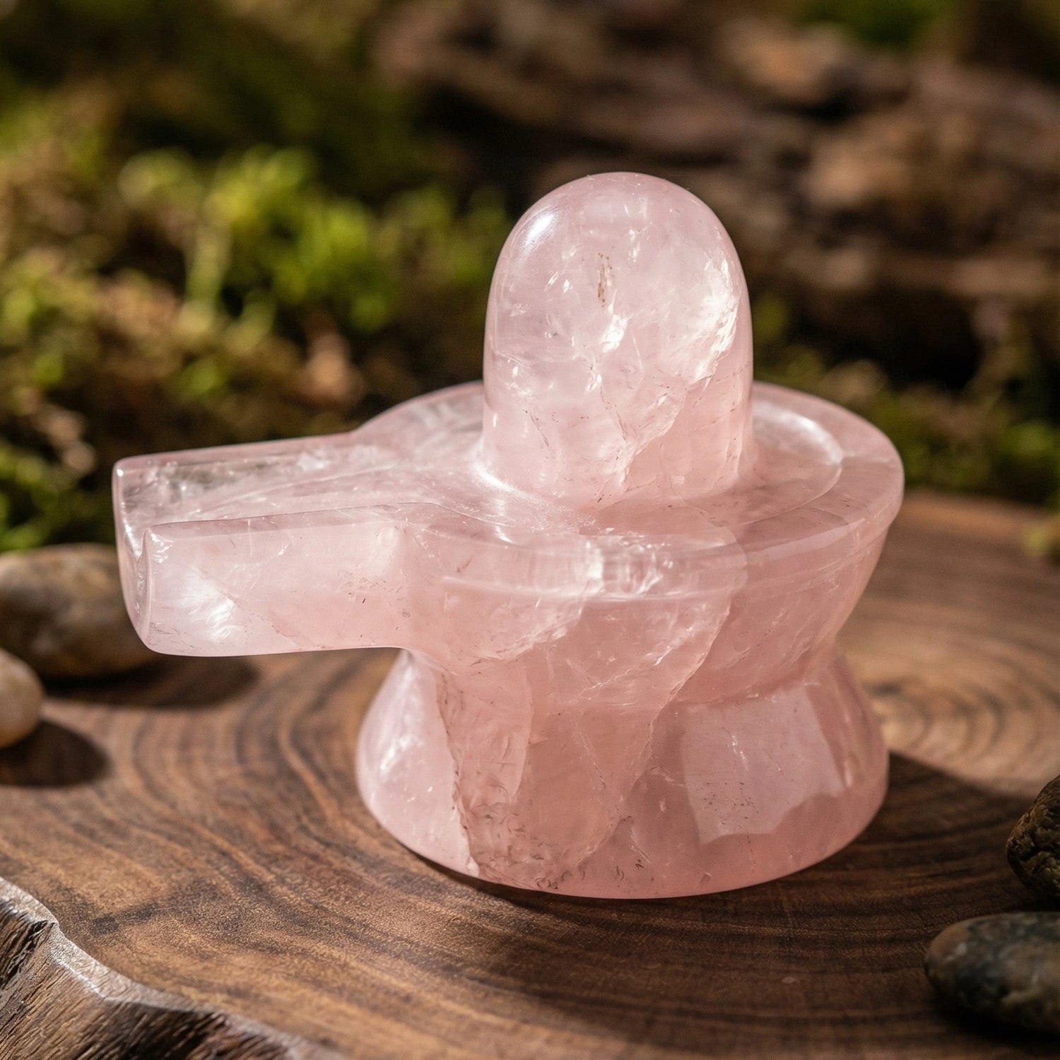 Rose Quartz Shivling