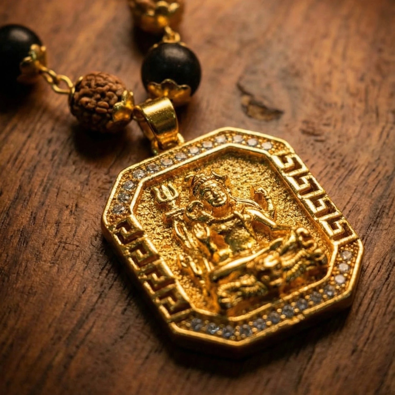 Rudraksha Krungali with Shiv Pendant